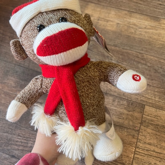 Monkey Town Christmas sock monkey - Picture 13 of 13